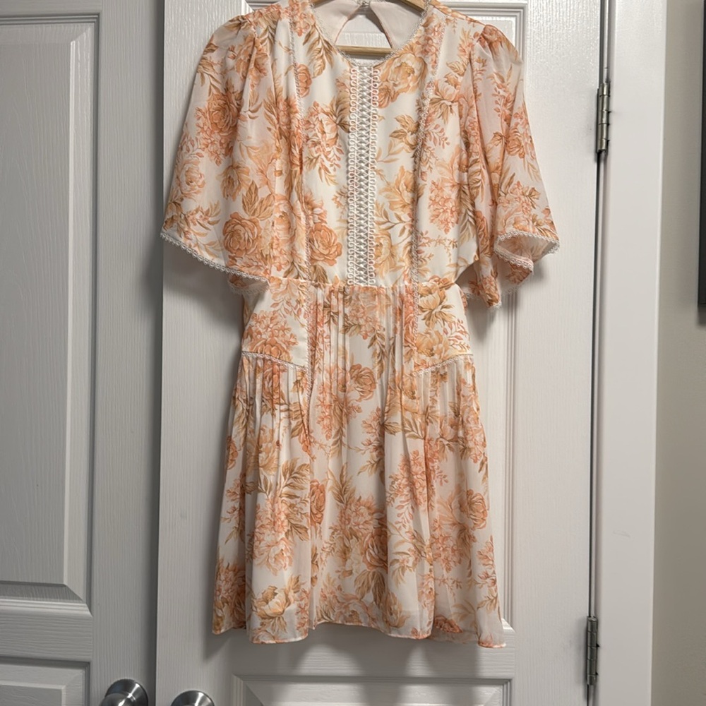 Brand New Ever New Jade Angel Sleeve Skater Mini - Picture 3 of 11
